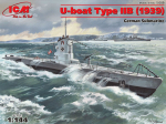 Liimitav mudel ICM S.009 U-Boat Type IIB (1939), Saksa allveelaev 1/144