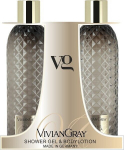 Komplekt: du&scaron;igeel ja ihupiim Vivian Gray Gemstone Ylang-ylang & Vanilla, 2 x 300 ml