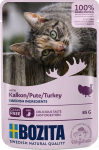 Konserv kassidele Bozita, kalkunilihaga, 85 g