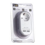 Splitter 1 pesa 2xUSB-A-ga, Entac