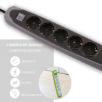 Pikendusjuhe l&uuml;litiga 5/2m, must