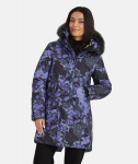Huppa Naiste talveparka VIVIAN, violet pattern