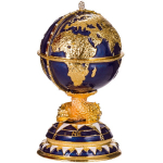 Faberge stiilis muna, ehtekarp - Gloobus laevaga
