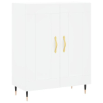 vidaXL puhvetkapp, valge, 69,5 x 34 x 90 cm, tehispuit