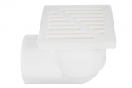 Trapp &Oslash; 110, plastikrest 15x15 cm, valge