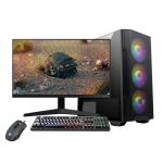 Arvuti Gaming PC Combo 1.1 Komplekt, Intel&reg; Core&trade; i5-12400F 4.6 GHz, 1 TB SSD, RAM 16 GB, GeForce RTX&trade; 3050 8GB, PSU 600W, Windows 11 24″ 1920 x 1080 @ 180Hz