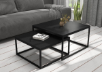 Diivanilaua komplekt Adrk Furniture Kama, must