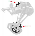 SHIMANO XTR M9100/M9120 12-k&auml;igulised derailleurs - Must
