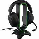 THE G-LAB Universal RGB gaming headset stand with 2 USB ports