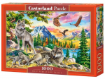 Pusle Castorland, 1000 tk, Wolf Family and Eagles