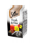 Sheba Fresh&Fine kassitoit kana, pardi ja veiselihaga, 6x50 g