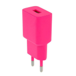Setty laadija 1x USB 2,4A LSIM-A-126 roosa