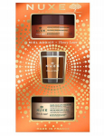 Kosmeetikakomplekt Nuxe Honey Lover Dry Skin Body Care: kehakoorija, 175 ml + kehapalsam, 200 ml + k&uuml;&uuml;nal, 70 g