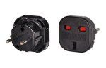 &Uuml;hendkuningriigi ja ELi laadija adapter, must, Must