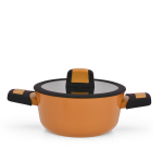 Fissman klaasist kaanega pott Boom, 2.6 l