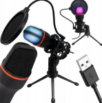 USB voogedastus arvutimikrofon koju
