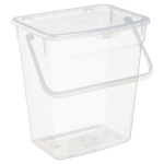 Pesupulbri kast 10l, l&auml;bipaistev PT5060L