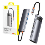 Baseus 7in1 Usb-c jaotur: 3xusb 3.0, Hdmi 4k 60hz, Pd 100w, Sd/tf