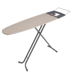 Rayen 6141.01 Premium klassi laud triikraua hoidiku ja riidepuu jaoks, metall, hall-beež, 120,5 x 41 cm
