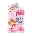 Paw Patrol Pup Power Laste voodipesukomplekt 100x135 cm, 40x60 cm