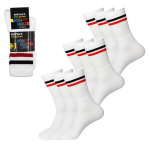 Meeste spordisokid 3 paari Bisoks 11011K valge, 3 tk