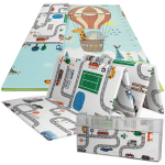 Tulano Gioco 10 kokkuvolditav m&auml;ngumatt lastele, XPE-vaht, 180x200x1 cm