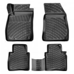 Auto kummimatid mustad 3D RIZLINE NISSAN X-TRAIL II (2007-2014)