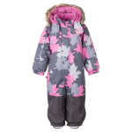 Lenne laste kombinesoon 250g Shaun 23308 A*1290, hall/roosa