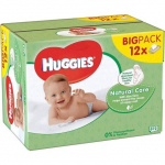 Niisked salvr&auml;tikud Huggies Natural, 672 tk