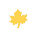 Dekoratiivne auguraud DallPrint Vahtraleht, 25 mm