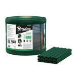 Aiapiirde riba 19 cm x 36 m, 200 g/m2, v&otilde;rk+klambrid 20 tk,roheline