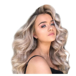 Blondide lokkis juuste parukas, W96