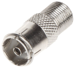 Nutiteler ja tarvik Adapter Iec - Socket / "f" - Socket, 75 Ohm