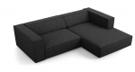 Pehme nurgadiivan Cosmopolitan Design Arendal 3, must