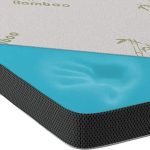 Memory foam madrats bambuskattega 3D Air 100x200 cm
