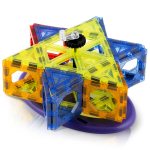 Magnetilised ehitusklotsid "karussell" 3d, 70+ elementi