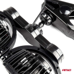 Ventilaator Amio 03012, 2x4" 12V 2-kiirust, Clip kinnitus