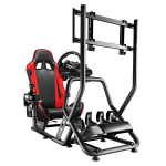 Sim racing kokpit Huzaro Speed 6.0, reguleeritav iste ja rooli alus