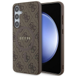 Guess &uuml;mbris Samsung Galaxy S24+ GUHMS24MG4GFRW pruun HC MAGSAFE PU 4G RING CLASSIC LOGO jaoks