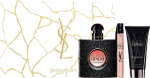 Kosmeetikakomplekt Yves Saint Laurent Black Opium: parf&uuml;&uuml;mvesi EDP, 50 ml + parf&uuml;&uuml;mvesi EDP, 10 ml + kehakreem, 50 ml