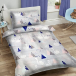 Viki voodipesukomplekt Swans, 90x120, 2 osa