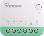 Nutikas l&uuml;liti Sonoff MINIR4M 1 kanali WiFi (&uuml;hildub kangaga)