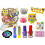 Laste ilukomplekt LeanToys Owl Nail Art Makeup Set, 1 tk