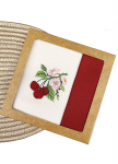 K&ouml;&ouml;gir&auml;tikute komplekt Cherry, punane/valge