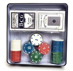 Komplekt pokkeri m&auml;ngimiseks Poker Chips, 100 žetooni