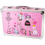 Joonistamise komplekt 145-osaline, roosa