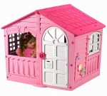 Laste m&auml;ngumaja Fluxar home 5022, roosa, 140 cm x 111 cm x 115 cm