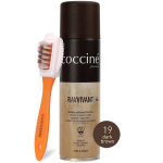 V&auml;rvitaastus sprei nubukile ja seemisnahale Coccine Nano Ravvivant, 250 ml (tumepruun) + Seemisnaha ja nubuki hari