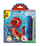 3 in 1 metal coloring activity book
