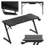 Huzaro Hero 3.3 black m&auml;ngurilaud 140 cm &ndash; Carbon-kate, ergonoomiline disain